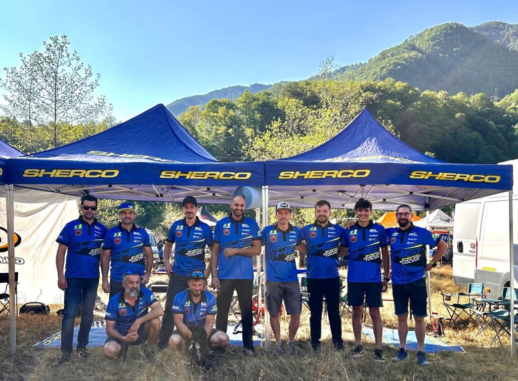 Sherco Enduro Tours crew at Red Bull Romaniacs